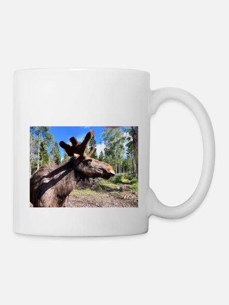 Elch - Tasse - Weiß