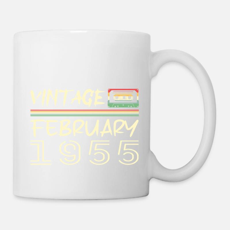 Februar 1955 Bestes Geschenk Februar 1955 - Tasse - Weiß