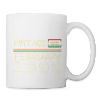 février 1999 meilleur cadeau février 1999 february - Mug blanc - blanc - Droite