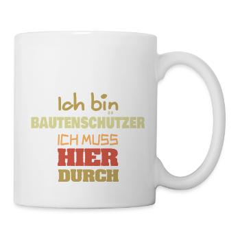 Cadeau pour les protecteurs de bâtiment - Mug blanc - blanc - Droite