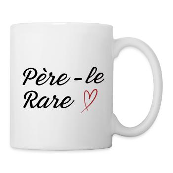 Seltene Perle Papa - Papa Geschenkidee - Tasse - Weiß - Rechts