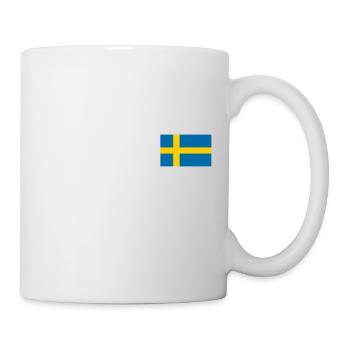 Schweden - Tasse - Weiß - Rechts