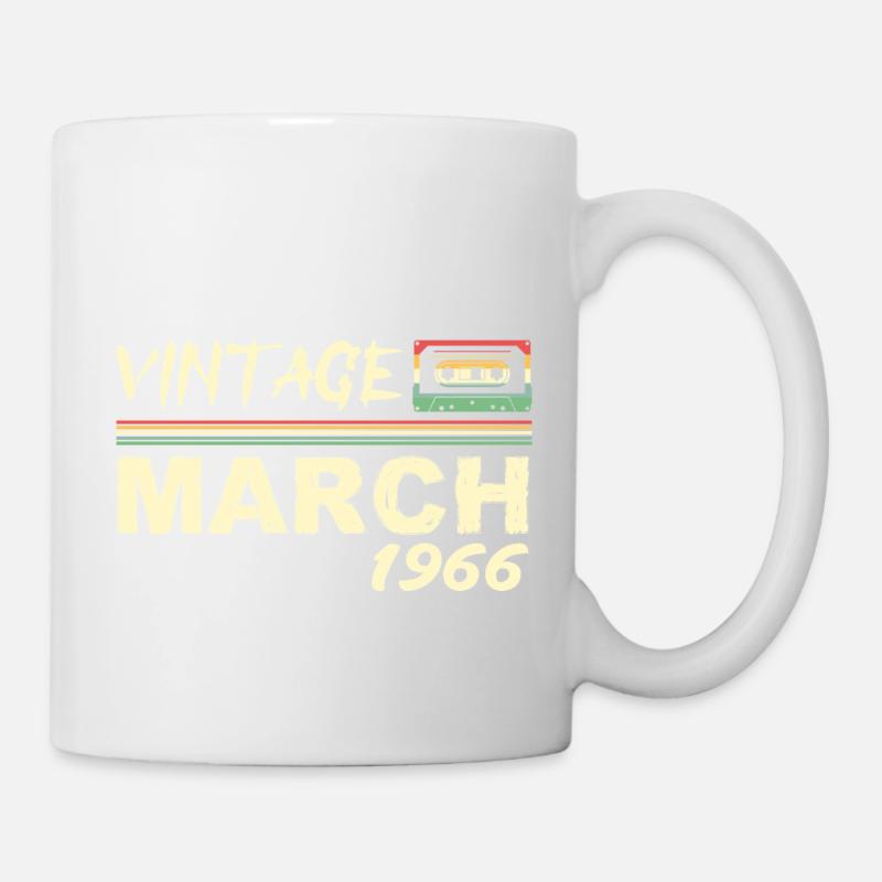 März 1966 - März 1966 - Tasse - Weiß