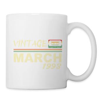 Mars 1993 - March 1993 - Mug blanc - blanc - Droite