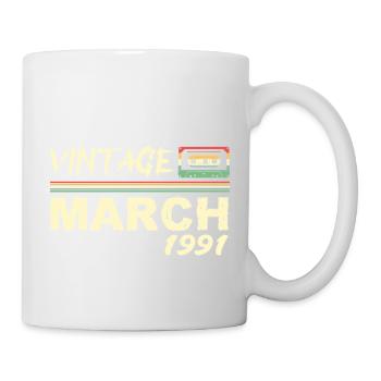 Mars 1991 - March 1991 - Mug blanc - blanc - Droite