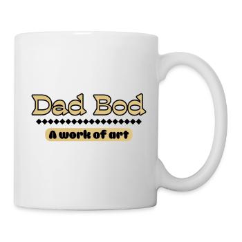Dad Bod – Déclaration artistique pour les pères - Mug blanc - blanc - Droite
