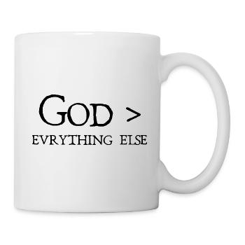 God is the Greatest - Mug - white - Right