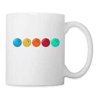 bowling bowlingteamkleidung strike bowlingbahn - Tasse - Weiß - Rechts