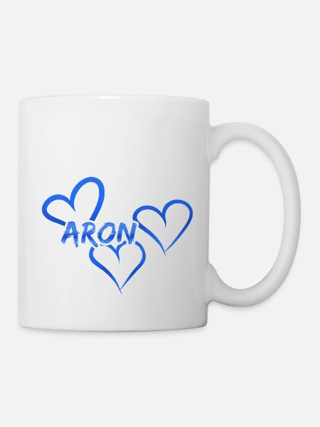 Aron als Aron - Tasse - Weiß