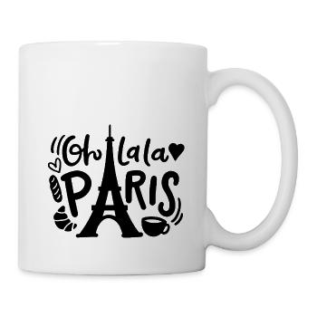 Oh lala Paris - Tasse - Weiß - Rechts