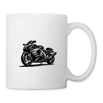Wanderfalke four - Tasse - Weiß - Rechts