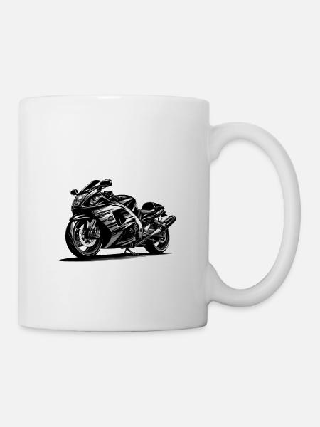 Wanderfalke four - Tasse - Weiß