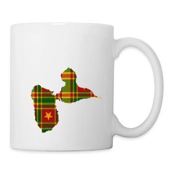 Guadeloupe - Tasse - Weiß - Rechts