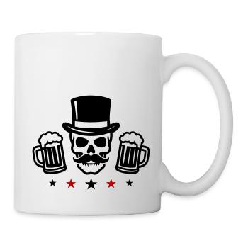 Bräutigam Skelett Jga Bier - Tasse - Weiß - Rechts