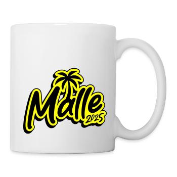 Palmier Malle 2025 - Mug blanc - blanc - Droite