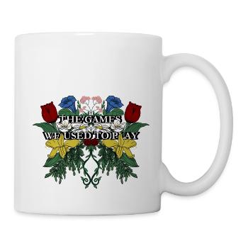 The Games We Used To Play Blumen Design - Tasse - Weiß - Rechts