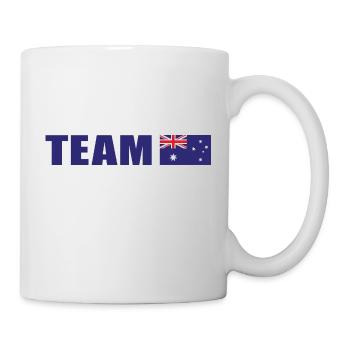 Équipe d’Australie - Mug blanc - blanc - Droite