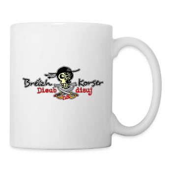 Dieub ha disuj (Libre et rebelle) - Mug blanc - blanc - Droite