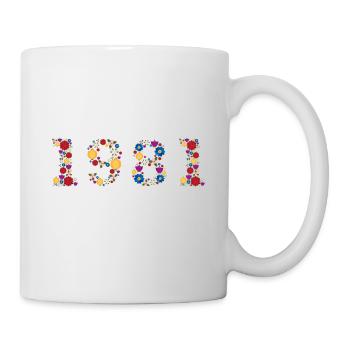 Fleurs 1981 - Mug blanc - blanc - Droite