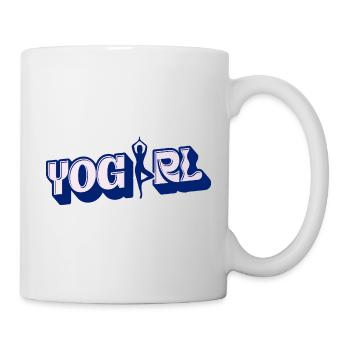 YOGirl - das Must-have für Yoga-Mädels - Tasse - Weiß - Rechts