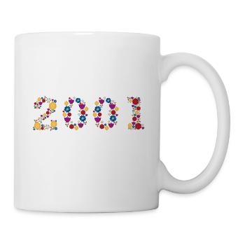 Fleurs 2001 - Mug blanc - blanc - Droite