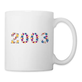 Fleurs 2003 - Mug blanc - blanc - Droite