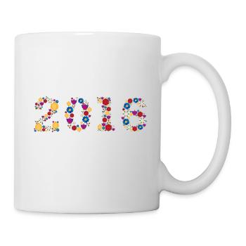Fleurs 2016 - Mug blanc - blanc - Droite