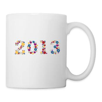 Fleurs 2013 - Mug blanc - blanc - Droite
