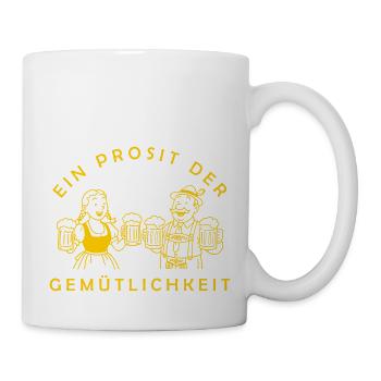 Herr Bier und Frau Bier - Prosit Der Gemütlichkeit - Mug - white - Right