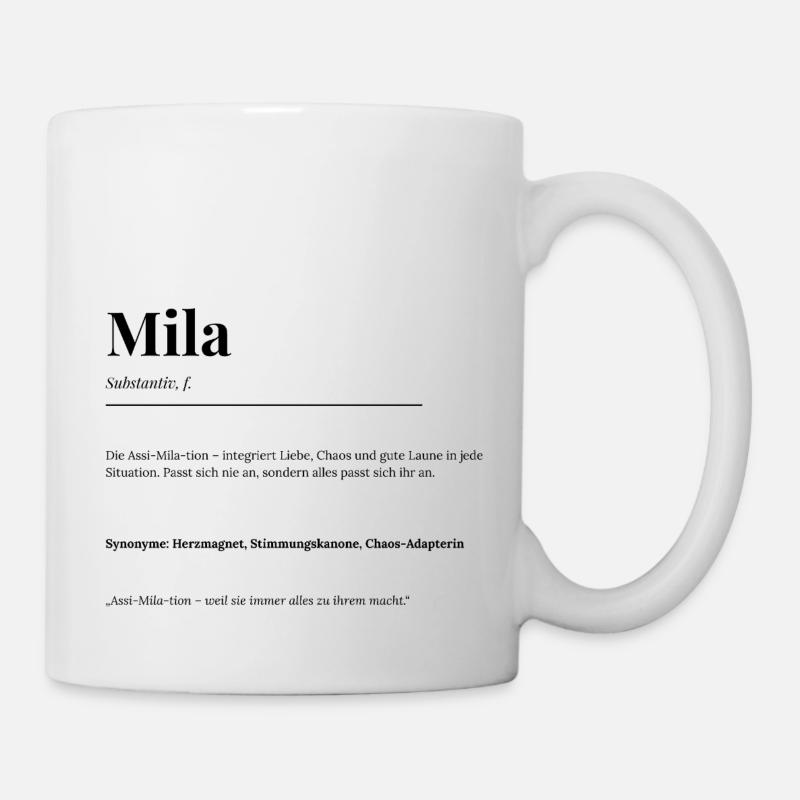 Mila - Tasse - Weiß
