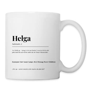 Helga - Tasse - Weiß - Rechts