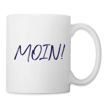 MOIN, navy - Tasse - Weiß - Rechts