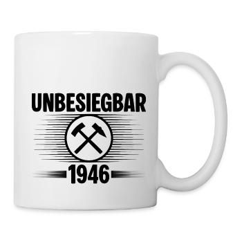 Erzgebirge unbesiegbar - Tasse - Weiß - Rechts