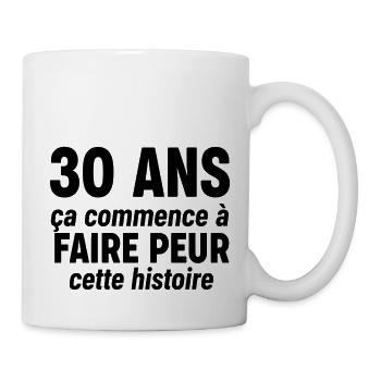 30 years - Mug - white - Right