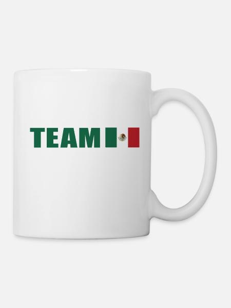 Soutenez l’équipe du Mexique - Mug blanc - blanc
