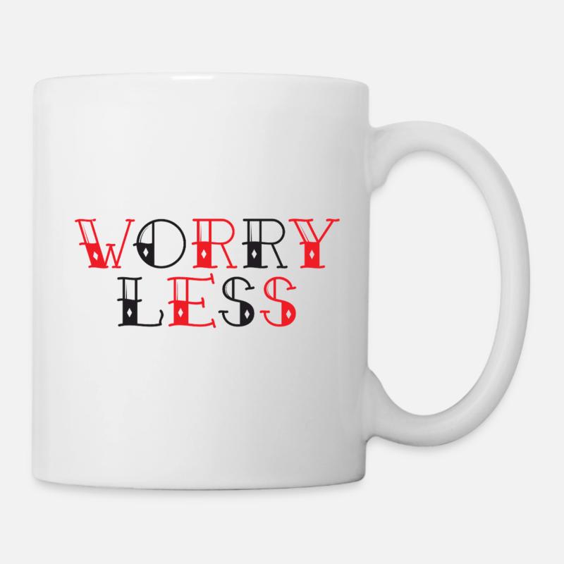 Abstraktes Design in bunten Farben - Tasse - Weiß
