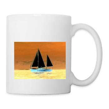 Ho bateau - Mug blanc - blanc - Droite