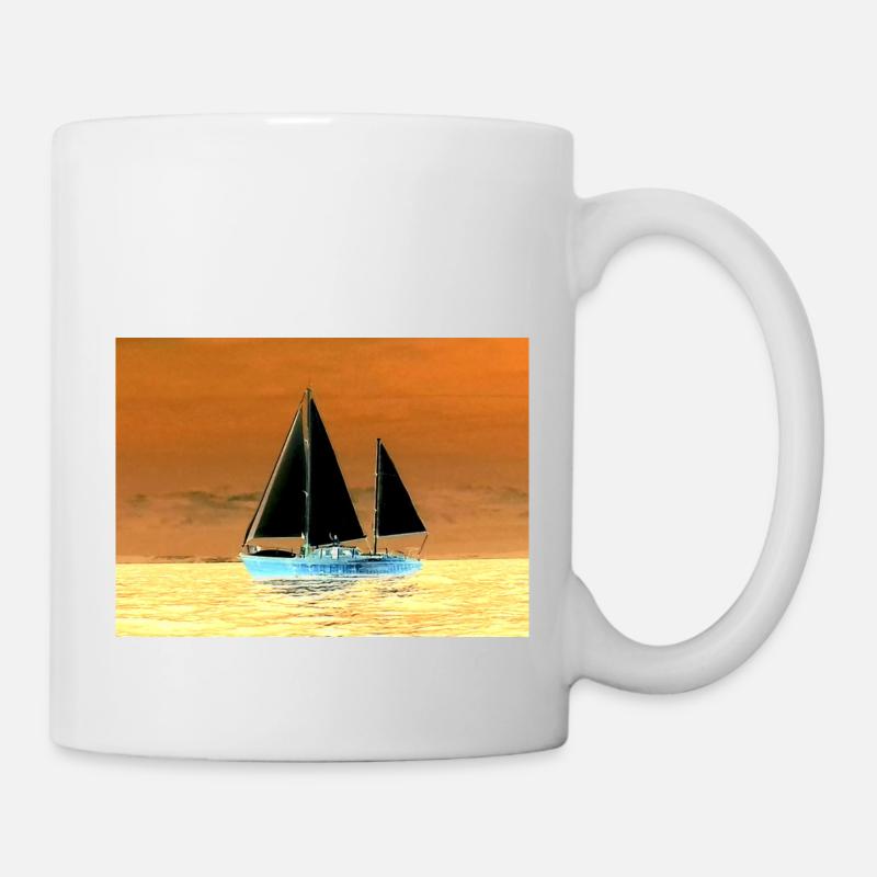 Ho boat - Mug - white