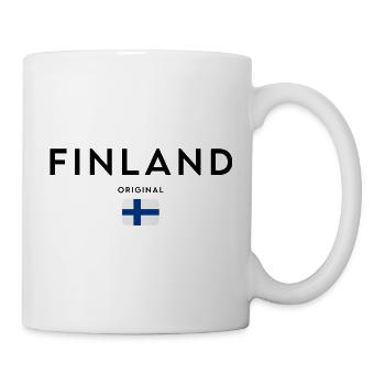 Finnish pride, minimalist sleek design - Mug - white - Right