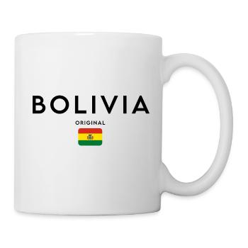 Bolivian pride, minimalist sleek design - Mug - white - Right