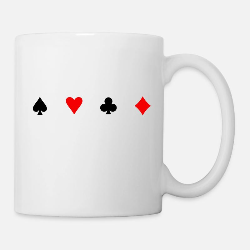 Icônes de carte - Mug blanc - blanc