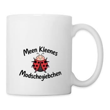 Meen kleenes Modschegiebchen – Dicton saxon - Mug blanc - blanc - Droite