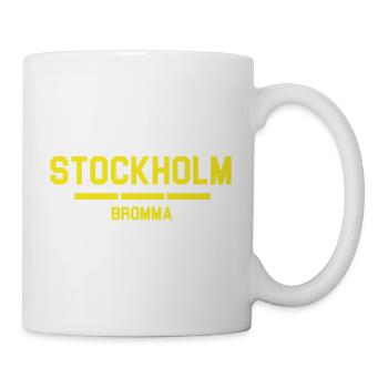 Création du logo de l'aéroport de Stockholm-Bromma - Mug blanc - blanc - Droite