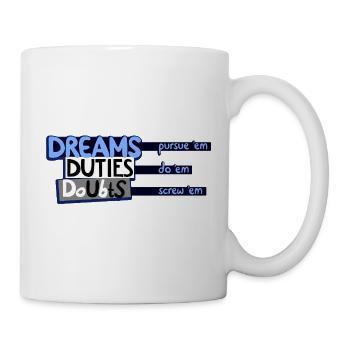 The Three Ds - Tasse - Weiß - Rechts