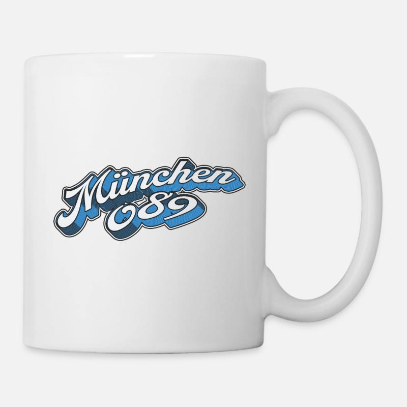 Munich 089 Retro Minga - Mug blanc - blanc