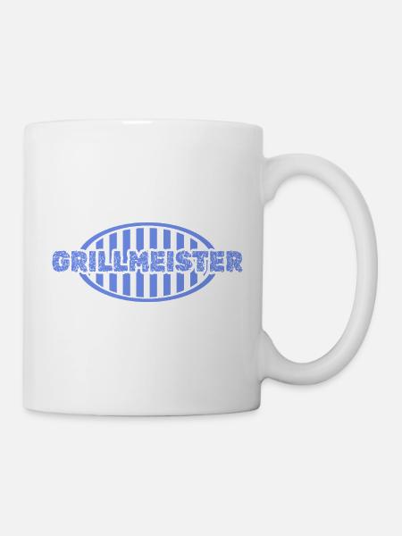Grillmeister - Tasse - Weiß