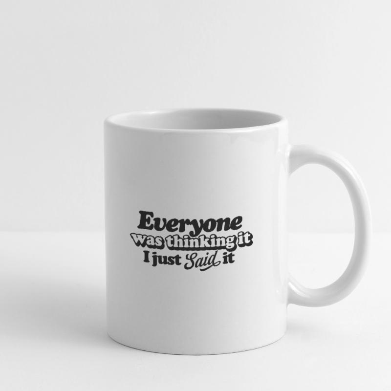 Application de la conception de la pensée créative Mug blanc