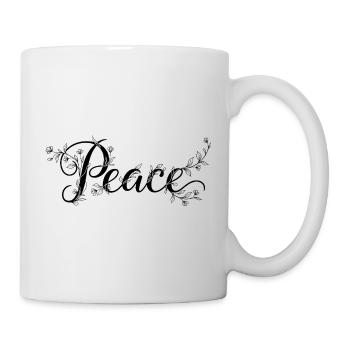 Peace  - Tasse - Weiß - Rechts