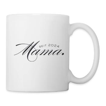 Mama – Liebe im Herzen getragen - Tasse - Weiß - Rechts