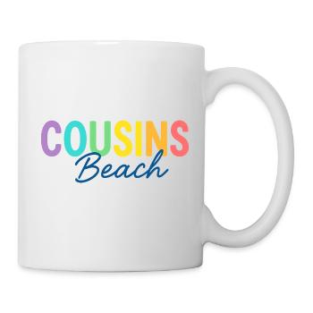 Cousins Beach – Été coloré - Mug blanc - blanc - Droite